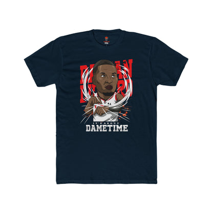 Adult Dame Time Unisex Cotton Crew Tee - Perfect for Basketball Fans