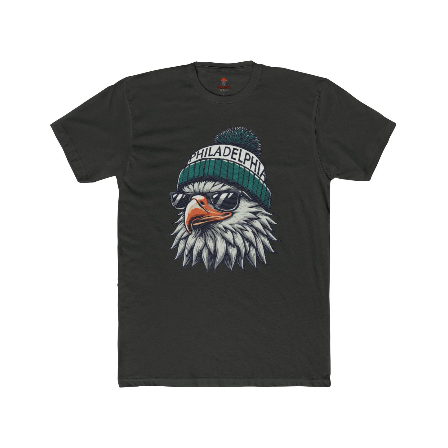 Adult Crew Tee Eagles Cap Graphic T-Shirt
