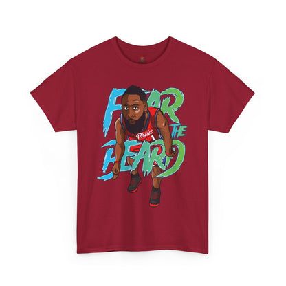 Adult Fear The Beard Harden Unisex Heavy Cotton Tee - Basketball Inspired Apparel