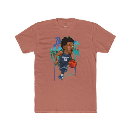 Adult Morant Unisex Cotton Crew Tee - Perfect for Basketball Fans