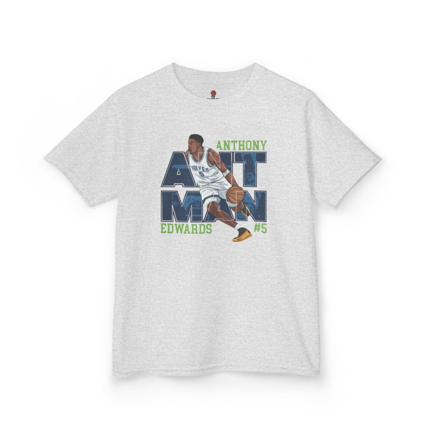 Kids Basketball Fan Tee, Kids Sport Shirt, Anthony Edwards #5 Jersey, Basketball Clothing, Personalized Kids Apparel