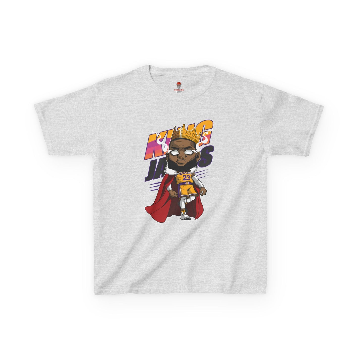 Kids King James Graphic Tee - Perfect Gift for Young Fans!