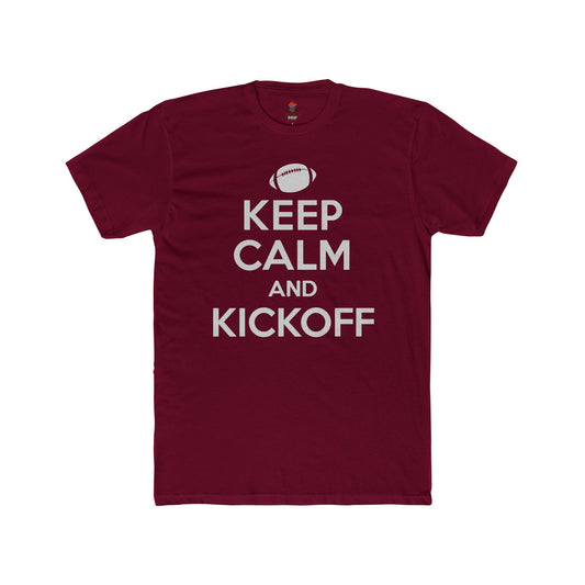 Adult Game Day Keep Calm Graphic Tee