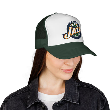 Utah Jazz Trucker Cap - Sporty Mesh Hat, Perfect for Game Day, NBA Fans, Gifts for Basketball Lovers, Summer Wear