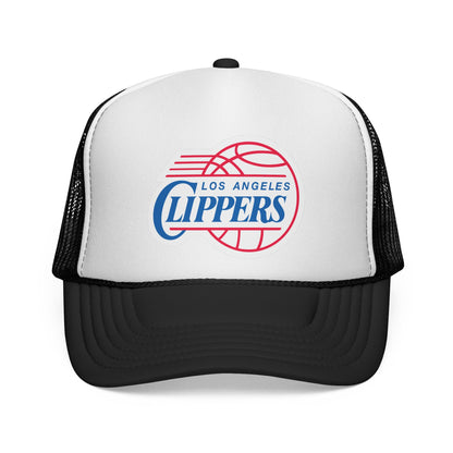 LA Clippers Trucker Cap - Sporty Mesh Hat, Perfect for Game Day, NBA Fans, Gifts for Basketball Lovers, Summer Wear