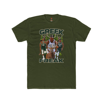 Adult Greek Freak Unisex Cotton Crew Tee - Perfect for Fans and Sports Lovers