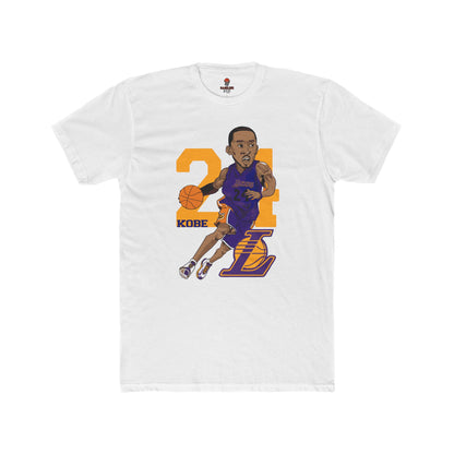 Adult Kobe Bryant Unisex Cotton Crew Tee, Basketball Fan Shirt, Retro Graphic Tee