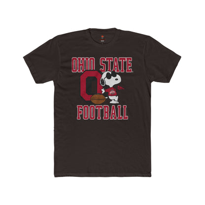 Adult Ohio State Football Unisex Cotton Crew Tee, Sports Fan Shirt, Game Day Apparel, College Football T-Shirt, Unique Gift for Buckeye Fans