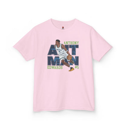 Kids Basketball Fan Tee, Kids Sport Shirt, Anthony Edwards #5 Jersey, Basketball Clothing, Personalized Kids Apparel
