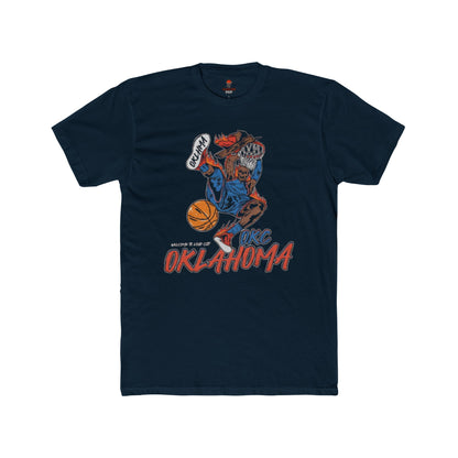 Adult Oklahoma Die Hard Slam Thunder Graphic Tee