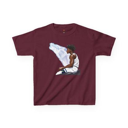 Kids Cool Graphic Anthony Edwards Tee - Trendy Youth T-Shirt, Perfect for Playdates, Birthdays, Casual Outings, Sports Events, Gift for Little Ones