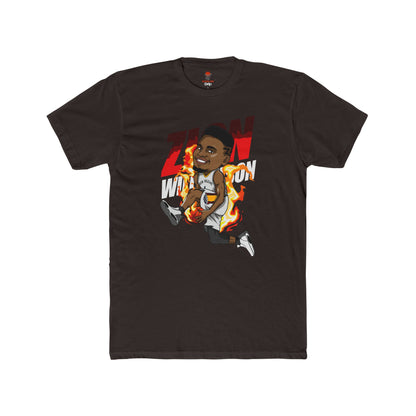 Adult Zion Will Unisex Cotton Crew Tee - Perfect for Basketball Fans