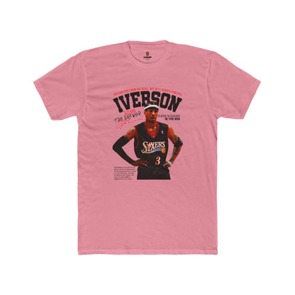 Adult Allen Iverson Unisex Cotton Crew Tee, Basketball Fan Gift, Sports Apparel, Casual Wear, Unisex T-Shirt