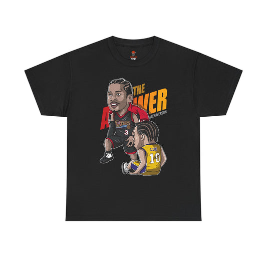 Adult The Answer Stepover Retro Unisex Heavy Cotton Tee - Basketball Inspired Apparel
