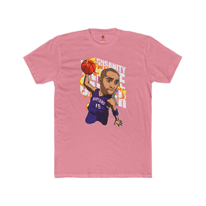 Adult Carter Vinsanity Retro Unisex Cotton Crew Tee - Perfect for Basketball Fans