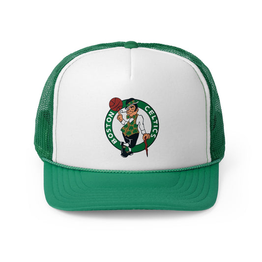 Boston Celtics Trucker Cap, Sports Hat, NBA Fan Gear, Adjustable Hat, Basketball Gift, Game Day Accessory