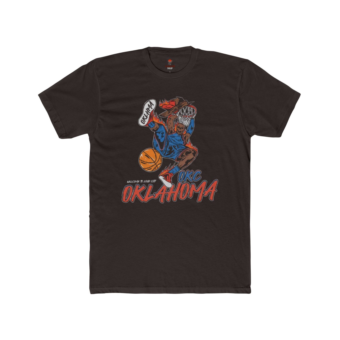 Adult Oklahoma Die Hard Slam Thunder Graphic Tee