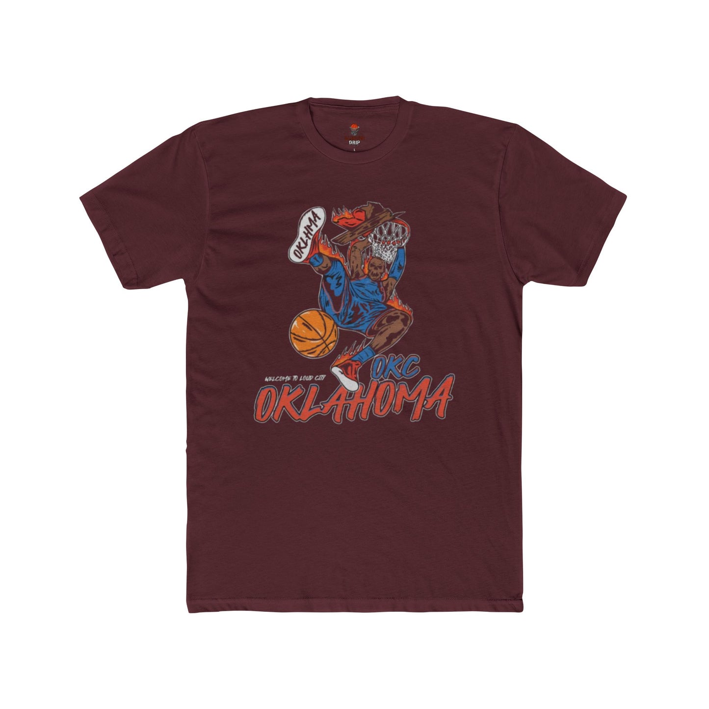 Adult Oklahoma Die Hard Slam Thunder Graphic Tee