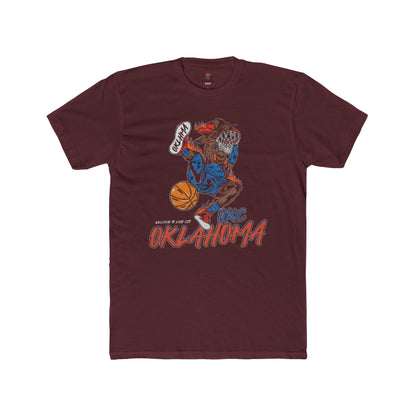 Adult Oklahoma Die Hard Slam Thunder Graphic Tee