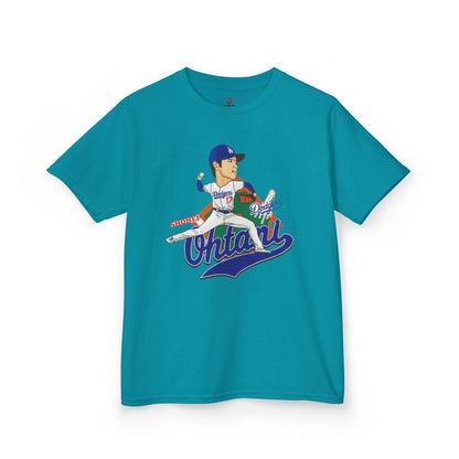 Kids Baseball Ohtani Tee, Youth Sports Shirt, Childrens Team Apparel, Baseball Fan Gift, Activewear for Boys and Girls