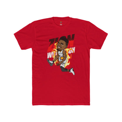 Adult Zion Will Unisex Cotton Crew Tee - Perfect for Basketball Fans