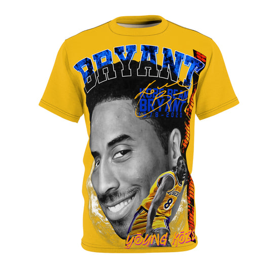 Adult Young Kobe Tribute Unisex Tee, Sports Fan Apparel, Basketball Lover Gift, Memorial Merchandise, Graphic Tee