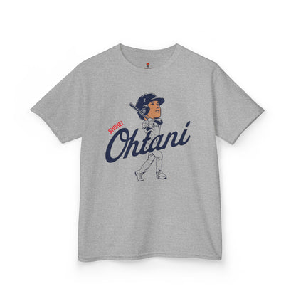 Kids Baseball Ohtani Sports Tee - Fun Baseball Shirt for Kids, Ohtani Graphic Tee, Birthday Gift, Baseball Fan Apparel, Summer Playwear