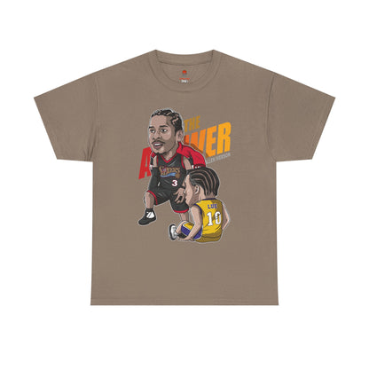 Adult The Answer Stepover Retro Unisex Heavy Cotton Tee - Basketball Inspired Apparel