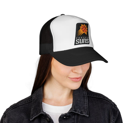 Phoenix Suns Trucker Cap - Sporty Mesh Hat, Perfect for Game Day, NBA Fans, Gifts for Basketball Lovers, Summer Wear