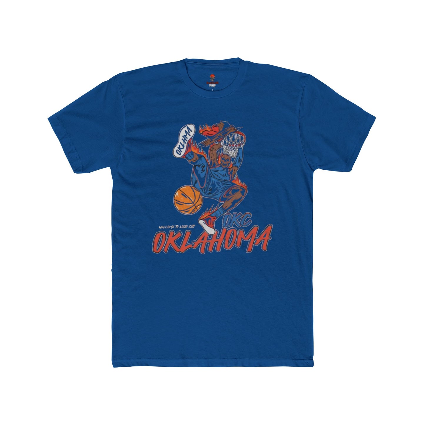 Adult Oklahoma Die Hard Slam Thunder Graphic Tee