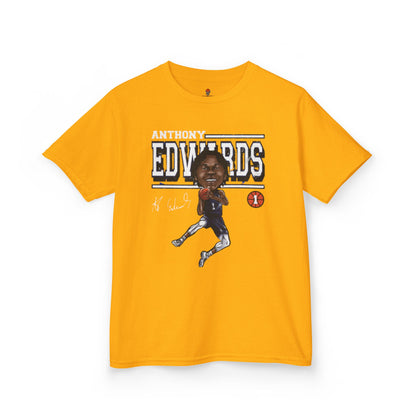 Kids Sporty Graphic Tee, Basketball Fan Shirt, Anthony Edwards Tee, Kids Casual Wear, Sports Gift, Youth T-Shirt