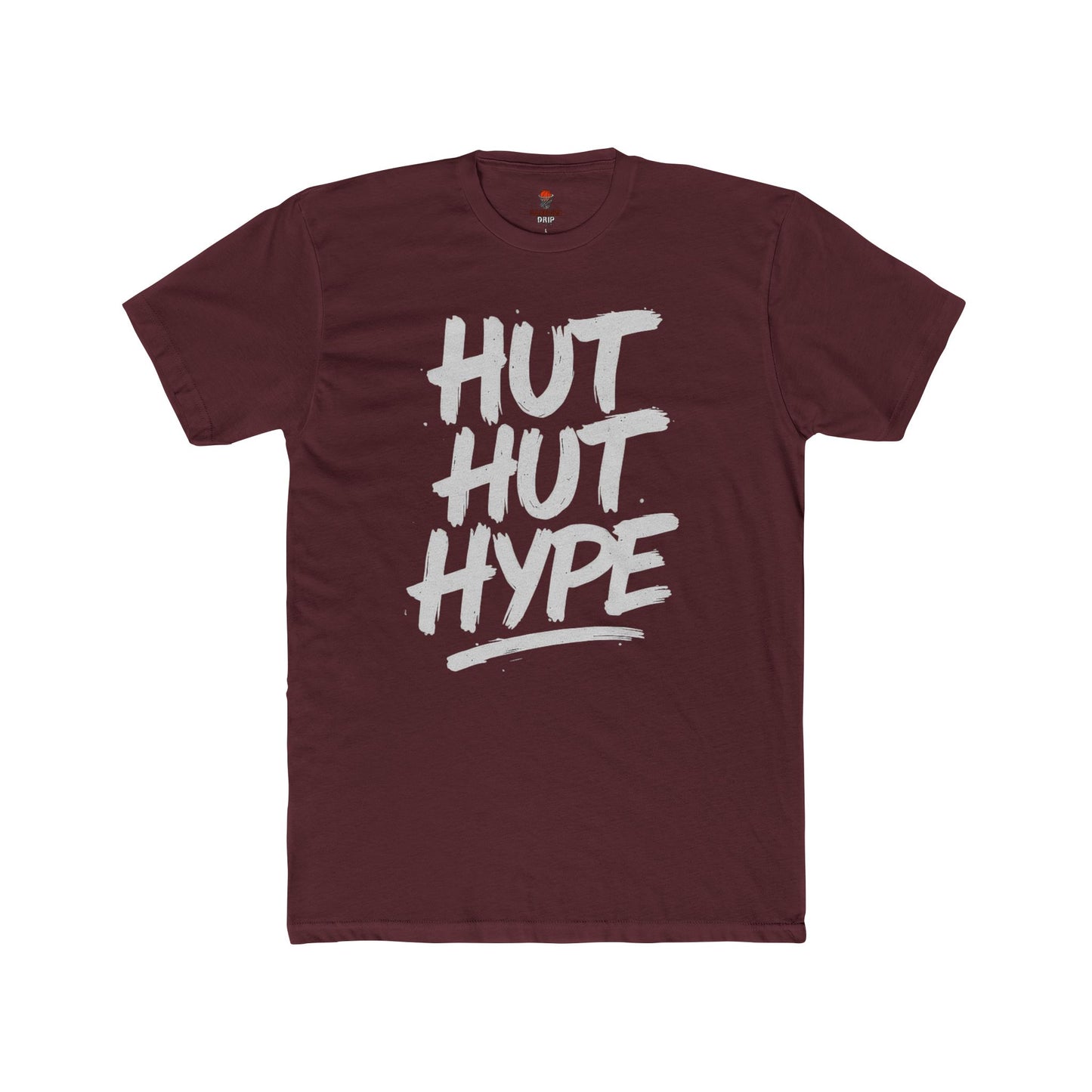Adult Graphic Tee - Hut Hut Hype Unisex Cotton Crew Tee