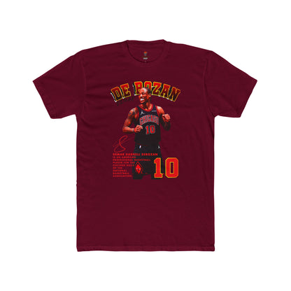Adult Derozan Basketball Graphic Tee, Unisex Cotton Crew Shirt, Sports Fan Gift, Athletes Apparel, Retro Sportswear, Game Day Top