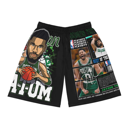 Jayson Tatum Basketball Shorts - NBA Playoff Style Sportswear
