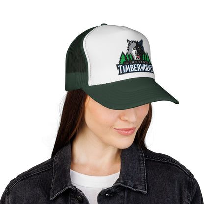 Minnesota Timberwolves Trucker Cap - Sporty Mesh Hat, Perfect for Game Day, NBA Fans, Gifts for Basketball Lovers, Summer Wear