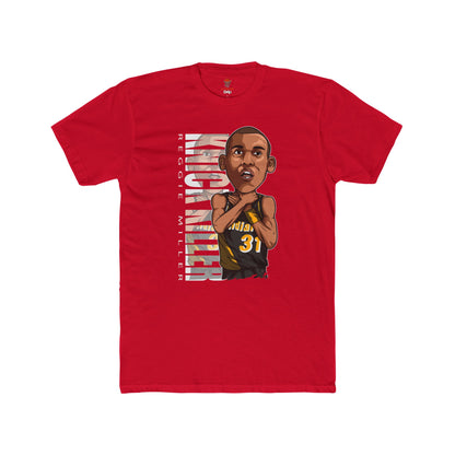 Adult Knick Killer Reggie Retro Unisex Cotton Crew Tee - Perfect for Basketball Fans
