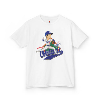 Kids Baseball Ohtani Tee, Youth Sports Shirt, Childrens Team Apparel, Baseball Fan Gift, Activewear for Boys and Girls