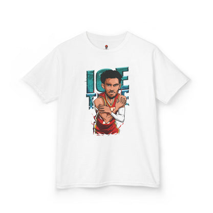 Kids Basketball Tee - Ice Time Unisex Cotton Crew