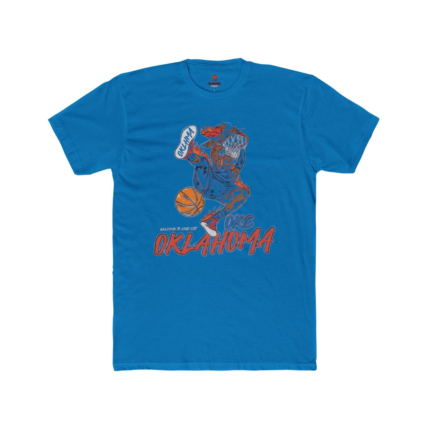 Adult Oklahoma Die Hard Slam Thunder Graphic Tee