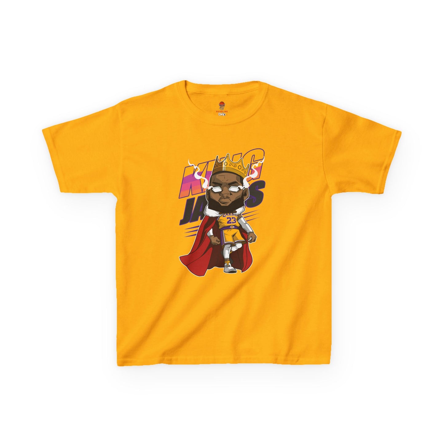Kids King James Graphic Tee - Perfect Gift for Young Fans!