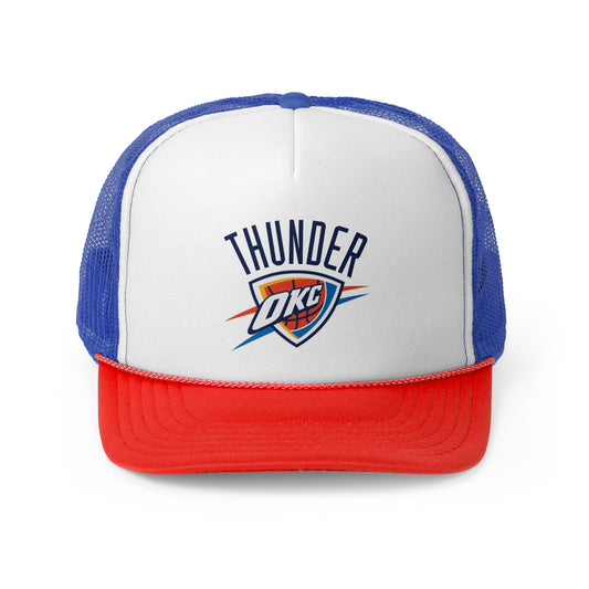 OKC Thunder Trucker Caps for Everyday Wear, Sporty Fashion Accessory, Perfect Gift for Fans, Summer Vibes, Casual Style