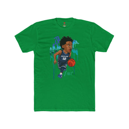 Adult Morant Unisex Cotton Crew Tee - Perfect for Basketball Fans