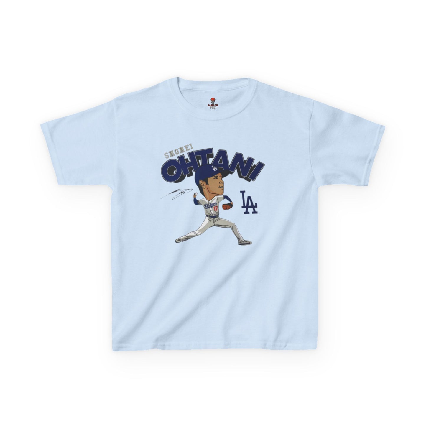 Kids Sports Shohei Tee, Youth Baseball Shirt, Kids Gift for Sports Fans, Playtime Apparel, Birthday Gift for Boys and Girls