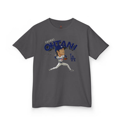 Kids Sports Shohei Tee, Youth Baseball Shirt, Kids Gift for Sports Fans, Playtime Apparel, Birthday Gift for Boys and Girls
