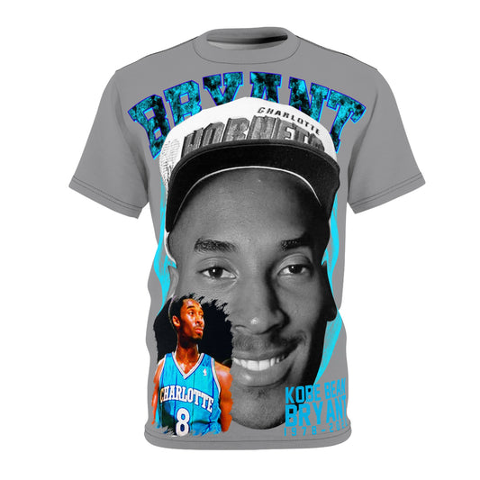 Adult Big Head Charlotte Kobe Bryant Tribute Unisex Tee, Sports Fan Apparel, Basketball Lover Gift, Memorial Merchandise, Graphic Tee