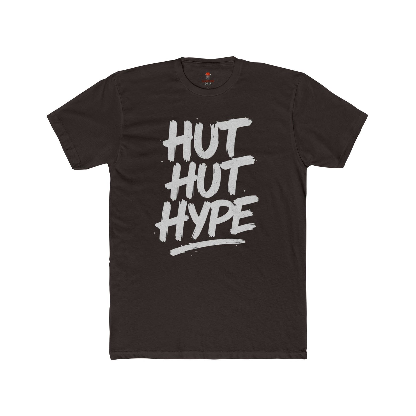 Adult Graphic Tee - Hut Hut Hype Unisex Cotton Crew Tee