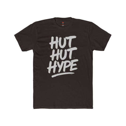 Adult Graphic Tee - Hut Hut Hype Unisex Cotton Crew Tee