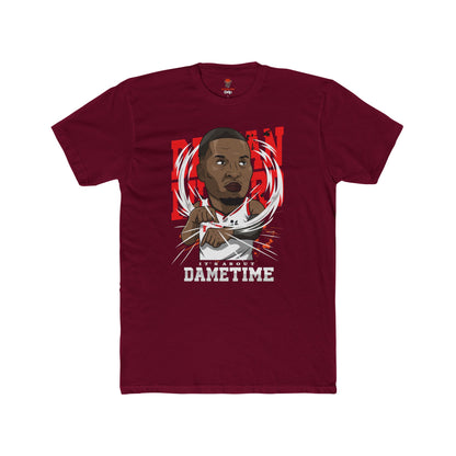 Adult Dame Time Unisex Cotton Crew Tee - Perfect for Basketball Fans
