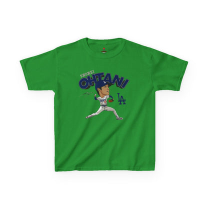 Kids Sports Shohei Tee, Youth Baseball Shirt, Kids Gift for Sports Fans, Playtime Apparel, Birthday Gift for Boys and Girls