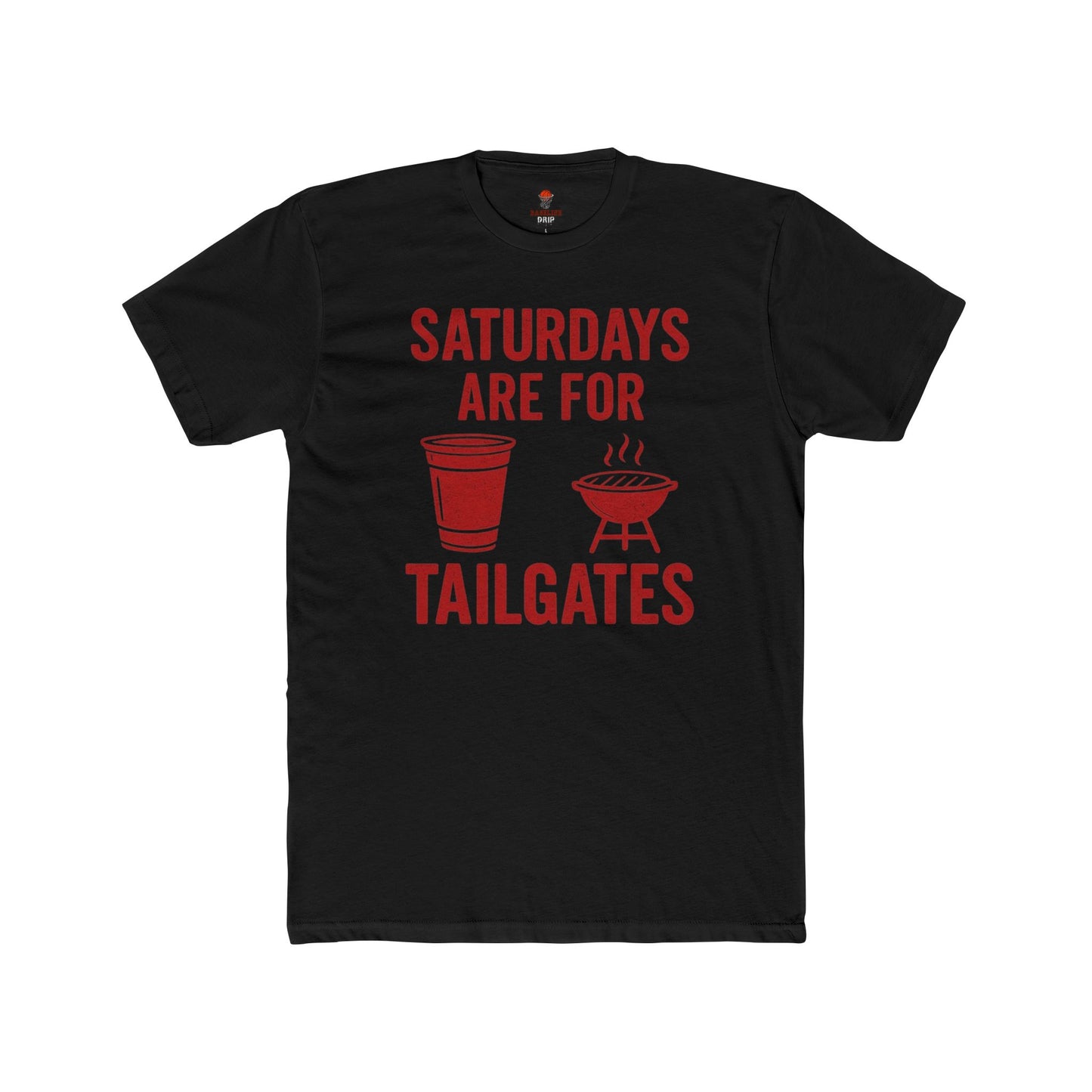 Adult Graphic Tee - Game Day Tailgate Unisex Cotton Crew Tee